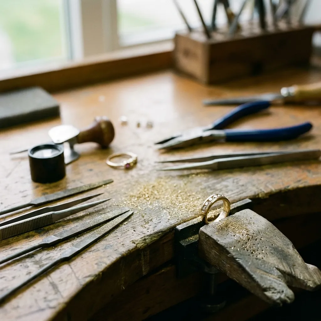 Goldsmith Jeweller Workbench for Jewelry Repair in Calgary and Airdrie